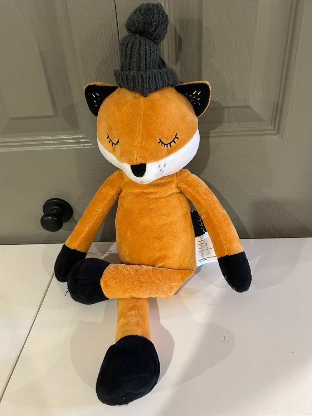 S&Co Home Plush Fox in Mustard Gold